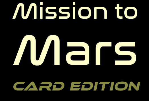 Mission to Mars: Card Edition